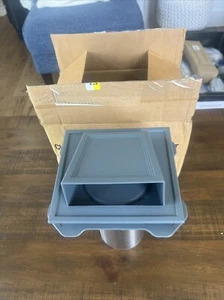Mid America 4" Classic Hooded Exhaust Vent 127 M Blue M00030805127 - Picture 1 of 9