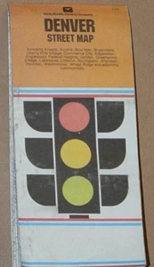 1986 Gousha Street Map of Denver, Colorado - Picture 1 of 1