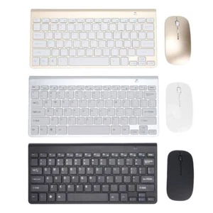 USB Slim Wireless Keyboard and Mouse Combo Set for PC Laptop Computer Mac - Picture 1 of 15