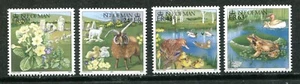 ISLE OF MAN 1997, WILDLIFE: FLOWERS, GOATS, DUCKS, FROG, Sc 734-737, MNH - Picture 1 of 1