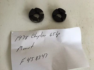 Rubber Mounts F458347 Chrysler Force Outboard 1978 65hp  65 hp Force - Picture 1 of 3