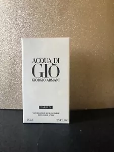 GIORGIO ARMANI ACQUA DI GIO PARFUM REFILLABLE SPRAY 2.5 FL OZ - Picture 1 of 2