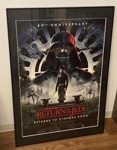 Star Wars Return Of The Jedi 40Th Anniversary Us Poster Frame Set