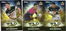 2021 Nrl Traders Wildcards 3 Card Team Set COWBOYS