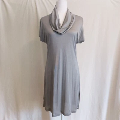 Vintage LES COPAINS Gray Body Con/Slinky Dress (Size 6, Made In Italy) - Image 1 of 4