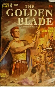 Un libro de fantasía vintage gigante gráfico G220 The Golden Blade John Clou PB - Imagen 1 de 2