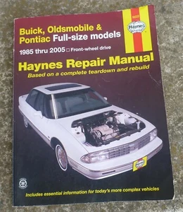 Manual de reparación de autos Haynes Buick Oldsmobile y Pontiac 1985-2005 automático - Imagen 1 de 2