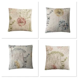 Iliv Hedgerow Country Journal Floral Linen Handmade Decorative cushion cover - Picture 1 of 7