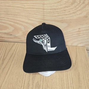 7L Ducks Hat Nwot Balck Mesh Trucker Adjustable Snapback Sample - Picture 1 of 6