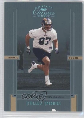 2005 Donruss Classics Timeless Tributes Platinum /10 Dante Ridgeway Rookie RC - Image 1 of 2