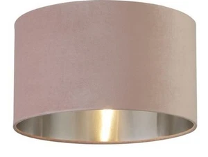 Lampshade Pink Drum Light Shade 380mm Searchlight 21035PI - Picture 1 of 3