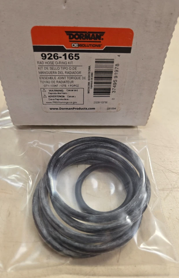 Junta tórica de manguera de refrigerante de radiador Dorman 926-165 para Ford F250 6.2 6.8 Foto 1 de 1