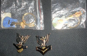 Hard Rock Cafe Keychain + Eagle Pin Lot - Picture 1 of 3