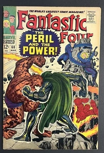 Fantastic Four #60 1967 Marvel Comics 5.0 VG/FN KIRBY DOCTOR DOOM COVER - Picture 1 of 14