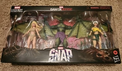 SDCC 2025 HASBRO MARVEL LEGENDS GAMERVERSE SNAP SAVAGE LAND PAQUETE DE 3 EN MANO Foto 1 de 2