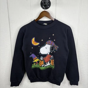 Vintage 80er Snoopy Charlie Brown Peanuts Halloween Nostalgie Rundhalsausschnitt Medium - Bild 1 von 4