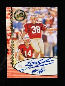 2000 Press Pass #NNO Sebastian Janikowski Authentics Auto Florida State - Picture 1 of 2