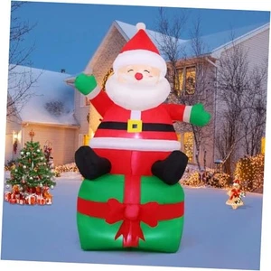  7 FT Weihnachten Schlauchboote Outdoor Dekorationen, Santa Blow Up Aufblasbar mit  - Bild 1 von 7