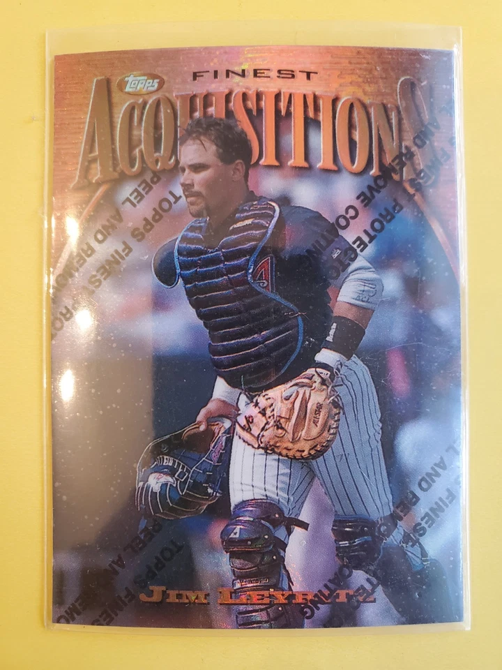 Finest Bronze Refractors #209 1997 Jim Leyritz - Anaheim Angels Foto 1 de 1