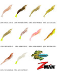Z-MAN EZ ShrimpZ UNRIGGED 3.5 Inch (EZSU) Any 10 Color ElazTech Fishing Baits