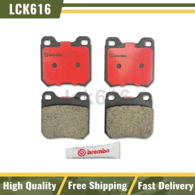 Kit Pastillas Freno Brembo Cerámicas Pastillas Traseras (4 Piezas) Para 1997-1998 Saab 900 Foto 1 de 3