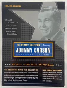 Johnny Carson: The Ultimate Collection (DVD, 2002, 3-Disc) The Tonight Show - Imagen 1 de 3