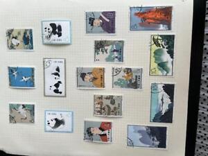 8173 China PRC  album page 16 stamps mixed condition