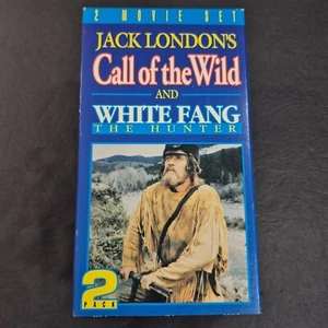 VHS Jack London's - Call Of The Wild and White Fang The Hunter - 2 Pack VHS - Picture 1 of 6