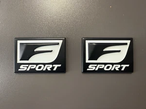 Black F Sport Fender Badges Fits Lexus IS300 IS350 2021 2022 2023 2024 2025 - Picture 1 of 5