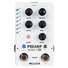 Mooer Preamp X2 Guitar Effect Pedal + Power Supply New Release