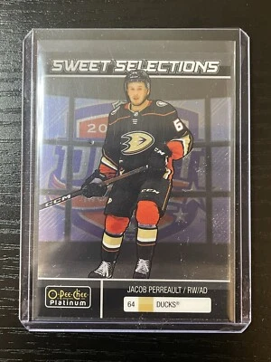 2022-23 O-Pee-Chee Platinum Jacob Perreault Sweet Selections Insert Ducks SS-3 - Image 1 of 2