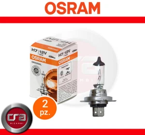 LAMPADE OSRAM H7 ALOGENA HALOGEN 12V 55W ORIGINALE 2 PEZZI 64210 LAMPADINA - Imagen 1 de 2