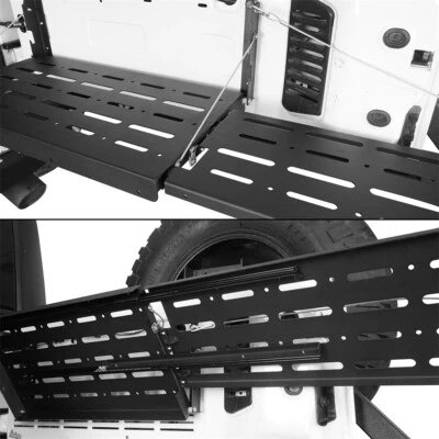 For 2007-2018 Wrangler Jeep JK/JKU Tailgate Door Foldable Table Cargo Shelf - Изображение 1 из 4