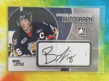 2007-08 ITG Heroes & Prospects BRYAN LITTLE AUTOGRAPH BARRIE COLTS WINNIPEG JETS