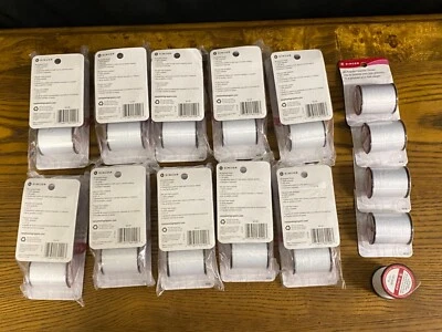 NEW Sealed Singer All Purpose Polyester Sewing Thread White 50 yds Pkg of 3 - Image 1 of 4