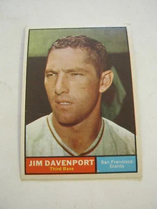1961 Topps #55 Jim Davenport Baseball Card, Good Cond (GS2-b3) - Picture 1 of 1