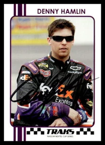 Tarjeta automática Denny Hamlin 2007 Traks #9 Joe Gibbs Racing IP - Imagen 1 de 2