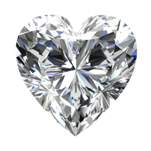1.50 Carat VS1 D Color Heart Lab Grown Loose Diamond With IGI Certification - Picture 1 of 6
