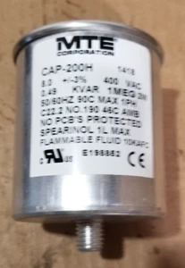 NEW - MTE CAP-200H CONDENSATEUR C22.2 NO. 190 46C AMB - Picture 1 of 3