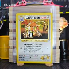 Lt. Surge's Raticate 51/132 Gym Heroes Pokémon TCG Uncommon Unlimited Non Holo