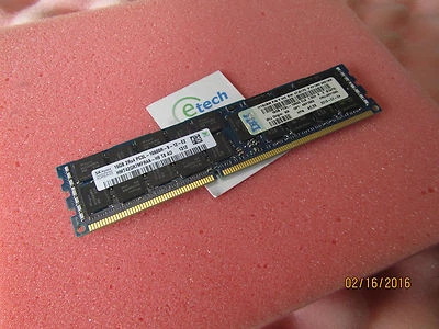 49Y1563- IBM/ Lenovo 16GB 2Rx4 1.35v PC3L-10600R ECC DDR3-1333 RDIMM,FRU 49Y1565 - Image 1 of 2