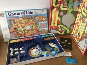 Vintage 1970s MB Games Game Of Life Board Game 100% Complete Large Box - Picture 1 of 4