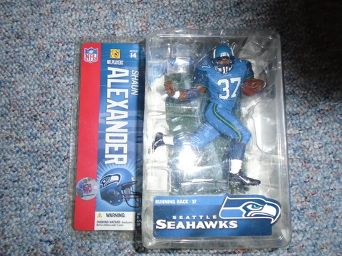 McFarlane NFL Seattle Seahawks Shaun Alexander #37 Action Figure *NEW* Cover