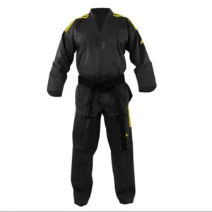 Adidas ADITCC01 Champion Taekwondo Dobok/TKD Champion Color Uniform/Black - Picture 1 of 2