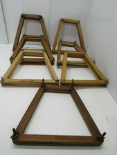 7 VINTAGE TENNIS RACQUET COVERS WOOD PRESS