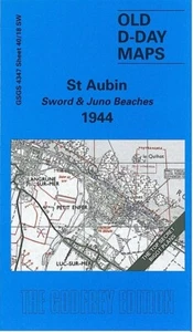 St Aubin Sword & Juno Beaches D-Day map sheet 40/18 SW by Tony Painter - Picture 1 of 1