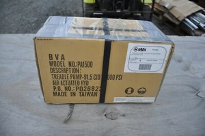 Bomba hidráulica de aire de metal modelo PA1500 BVA Hydraulics 10000 PSI, 91,5 aceite - Imagen 1 de 3