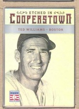 Ted Williams 67 2015 Panini Cooperstown Etched in Cooperstown Holo Silver 25/25