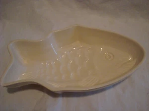 Alte Antike Keramik Puddingform Backform Geleeform Fisch Sturzform - Bild 1 von 6
