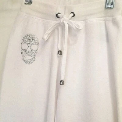 Pantalones deportivos Philipp Plein Petite de felpa con calavera nuevos sin etiquetas Foto 1 de 4